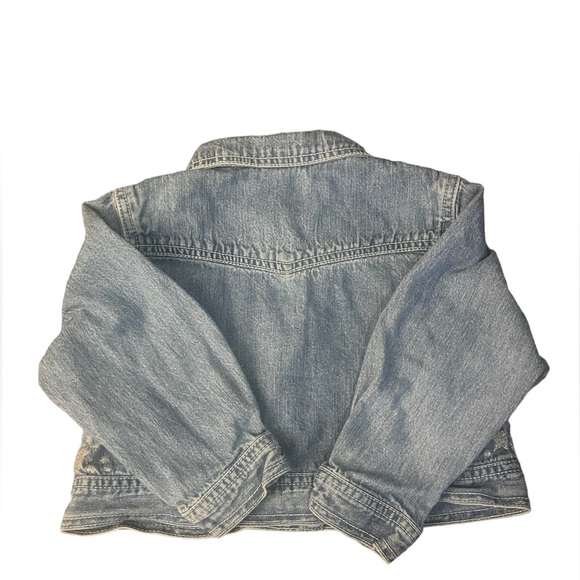 Gymboree Girls Denim Jacket Sz Small Light wash snap front Sz Small - Picture 2 of 9
